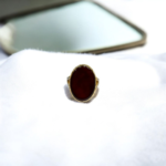 Vintage-Inspired Aqeeq Ring
