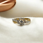 Floral Zircon Ring