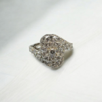 Crystal Heart Ring