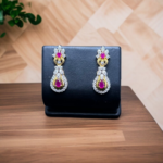 Maharani Ruby Teardrop Earrings