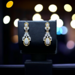 Diamond Style Dangle Earrings