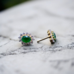 Elegant Emerald Earrings