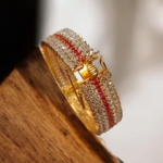 Gold plated bangle 925 Silver