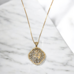 Square Filigree 'Allah' Pendant