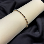 Midnight Glamour Purple Baguette Bracelet