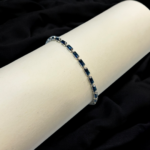 Ocean Tides Sapphire Baguette Bracelet