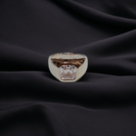 Silver Ring With White Zircon