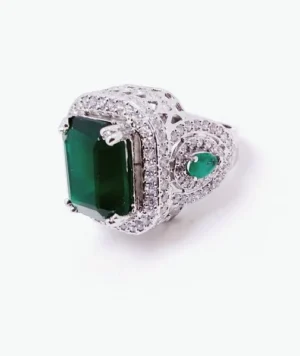 Rhodium-Plated-Ring-with-Zircon-and-Synthetic-Emerald.-925-Silver1.webp